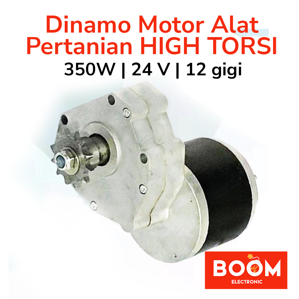 Dinamo Motor Alat Pertanian High Torsi 350W 24V (7136)