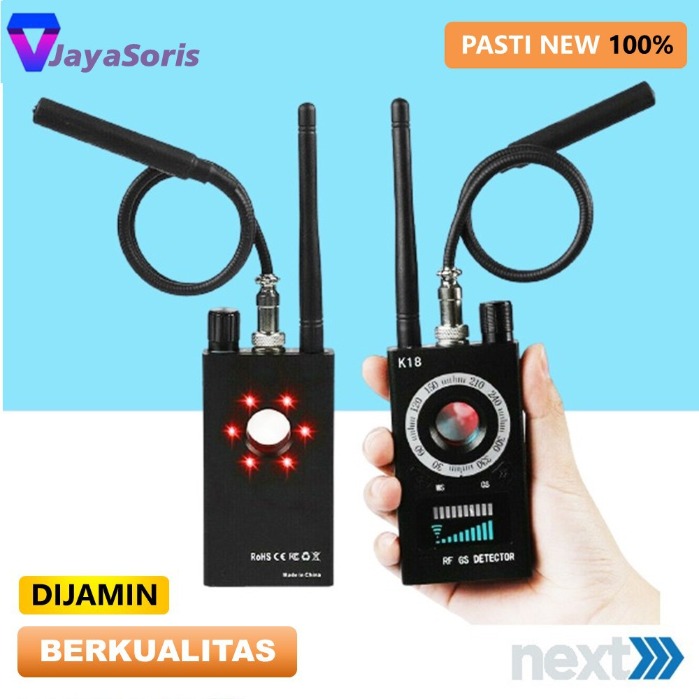 ALAT PENDETEKSI KAMERA TERSEMBUNYI DETEKSI DETECTOR ANTI SPY CCTV ANTI SADAP JS13