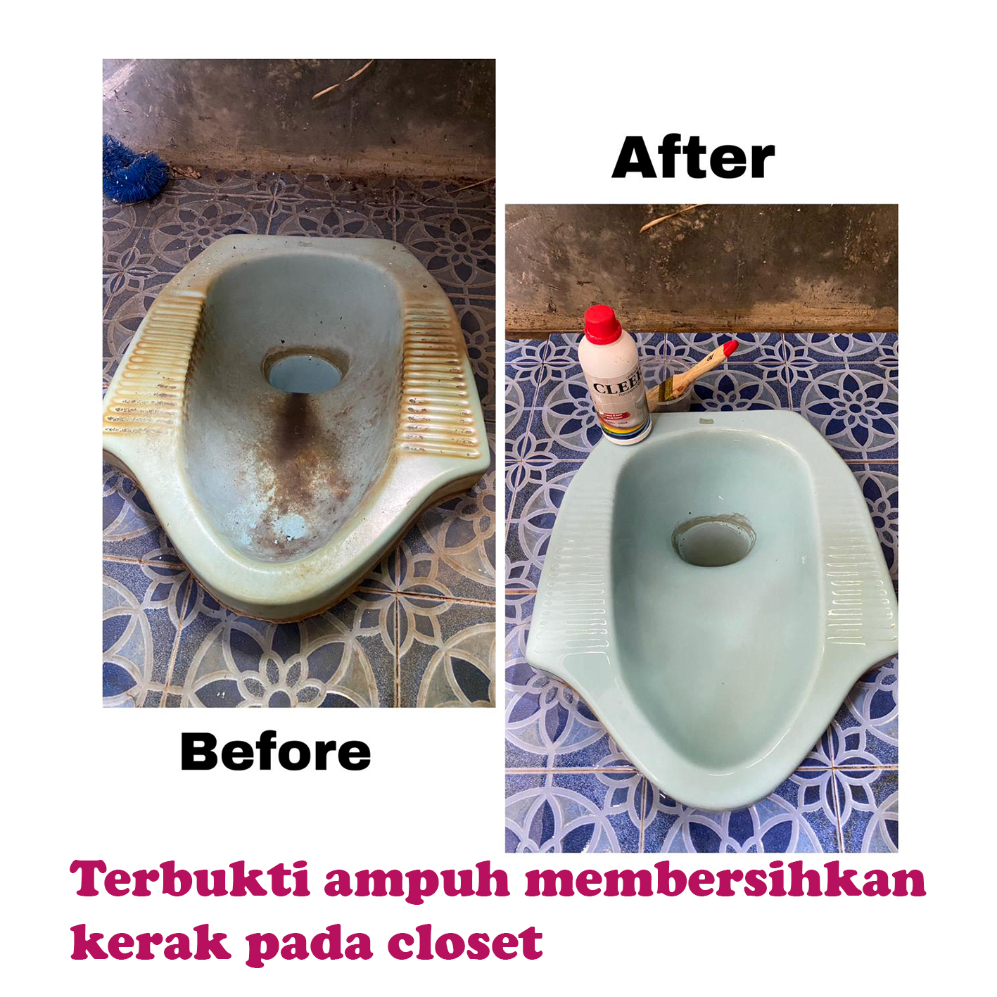 Pembersih Kerak Jamur Air Kamar Mandi Dan Toilet - Cleer Porcelain Cleaner