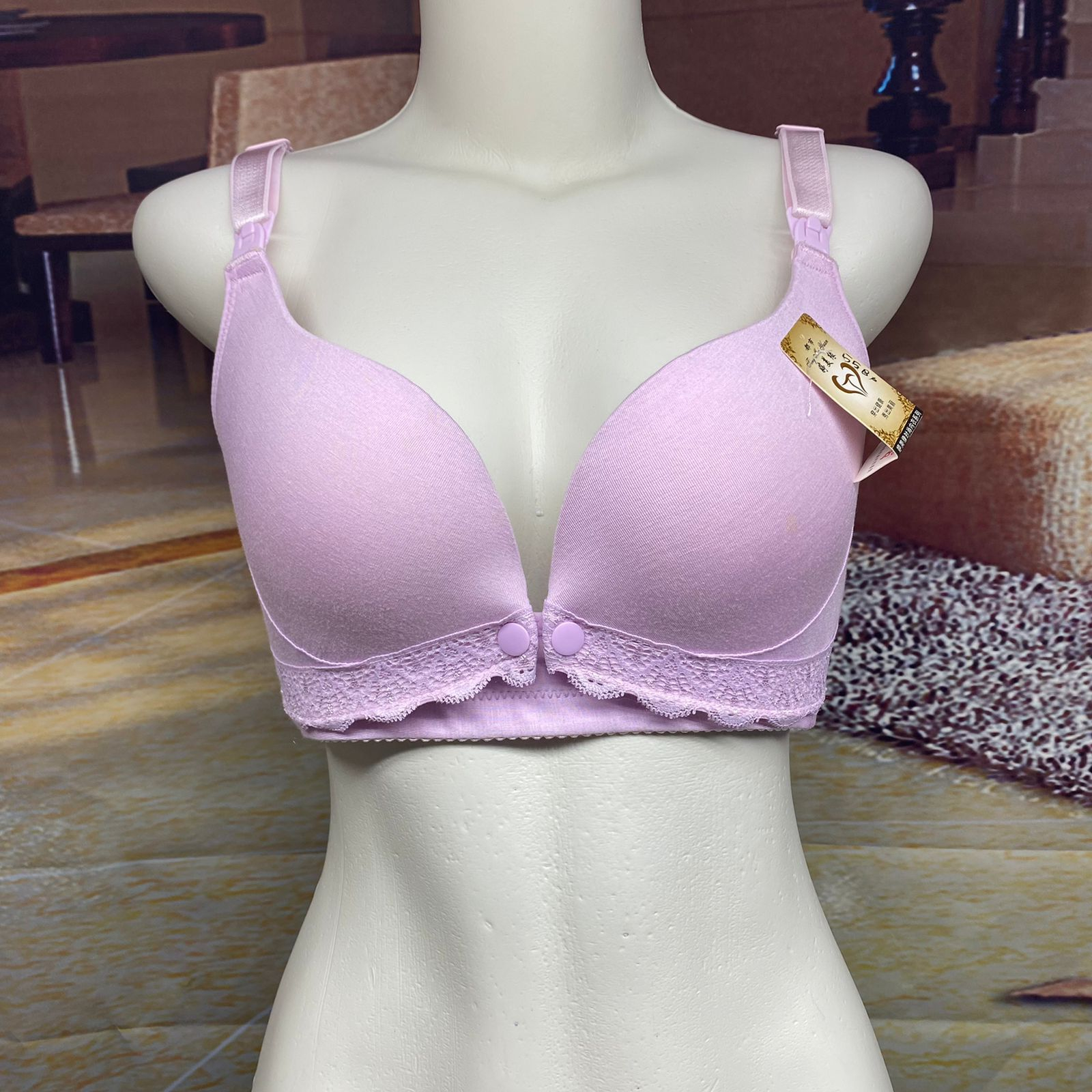 BRA / BH WANITA MENYUSUI 558 TIDAK ADA KAWAT BUSA SEDANG SIZE 34-42