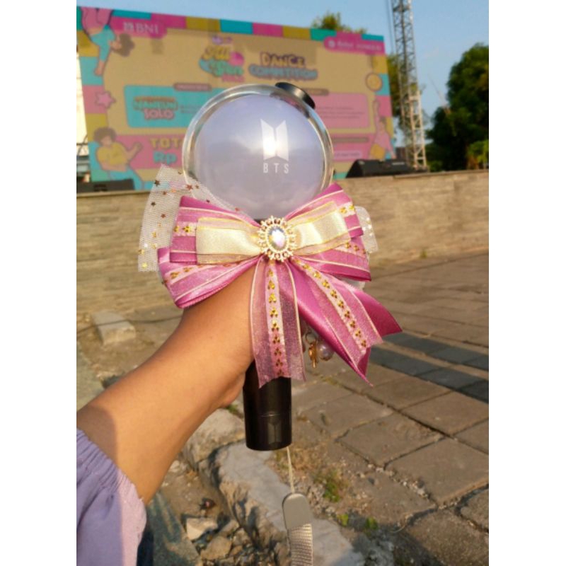 pita lightstick aplikasi dekorasi // pita hias dekorasi