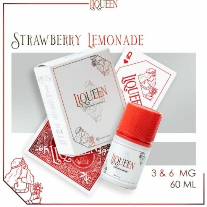 LIQUEEN STRAWBERRY LEMONADE LIQUEEN 60ML AUTHENTIC by GOWPROJECT