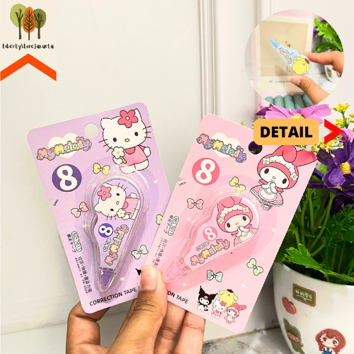 

Correction Tape Mini Sanrio Lucu Tip X Tipex Kertas Tip Ex Unik Penghapus Fancy Best Gift Stationery For School Alat Tulis Kantor Sekolah Ready Grosir