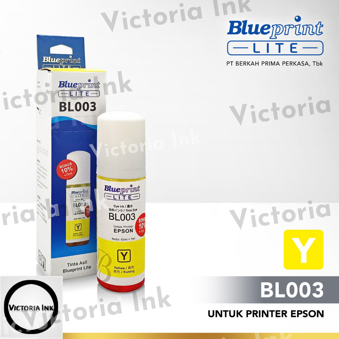 Tinta Epson 003 Merk Blueprint Tinta Blueprint 003 Original BP Lite 003 L3210 L121 L1210 L3220 L3110 L1110 L3100 L3200 L3101 L3150 L5190