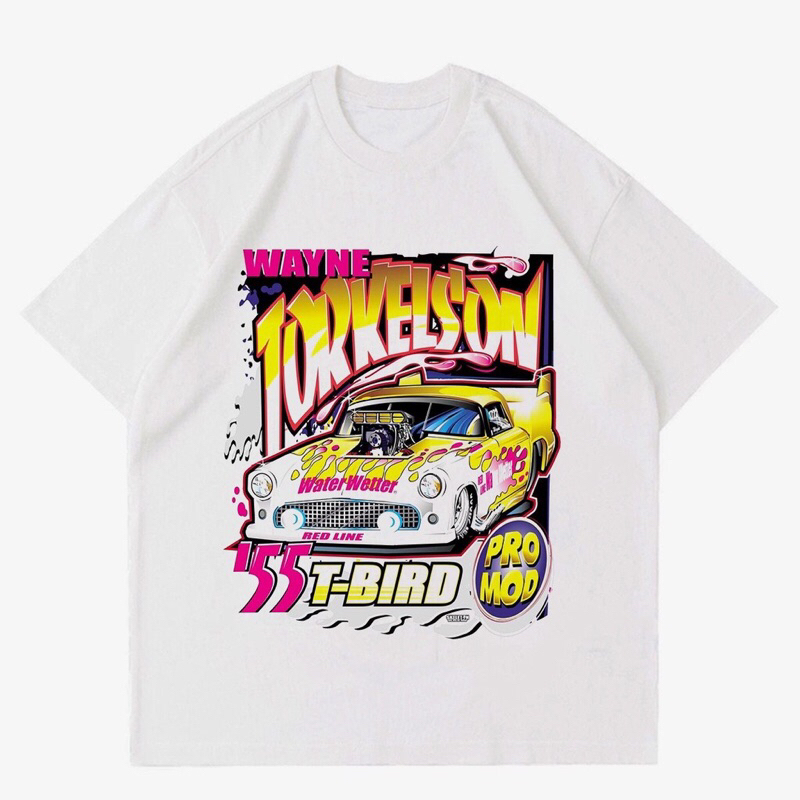 BAJU KAOS NASCAR VINTAGE “TORKELSON T BIRD” |T-SHIRT VINTAGE NASCAR RACING|BAJU KAOS OVERSIZE PRIA V