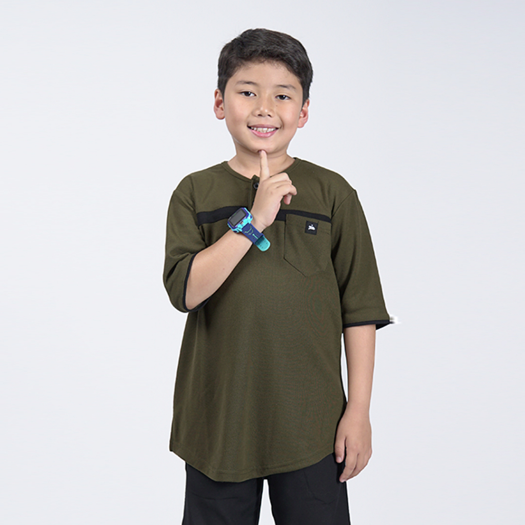 DISKON KHOIRUMMAH - KOKO KURTA UMAIR KOKO ANAK ARMY BAJU KOKO ANAK LAKI LAKI ARMY KOKO KAOS MUSLIM