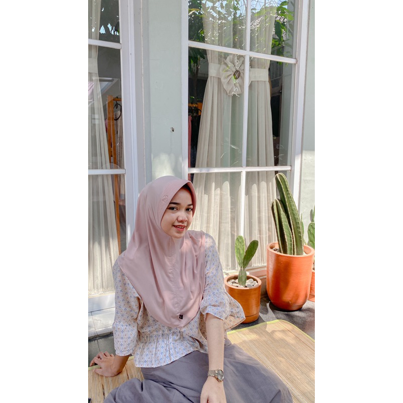 HIJAB INSTAN RUMPOL (RUMANA POLOS) // MEDINNA INSTANT // INSTAN PED SIZE M L XL