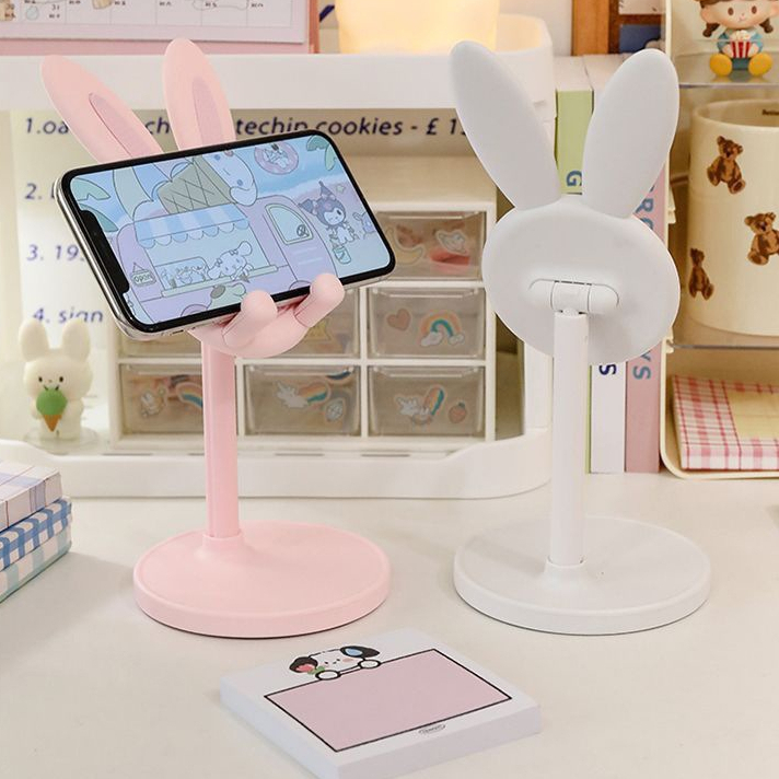 Stand Holder Phone Kelinci Cute Folding Dekstop Universal Portable AH080 - XOBOX