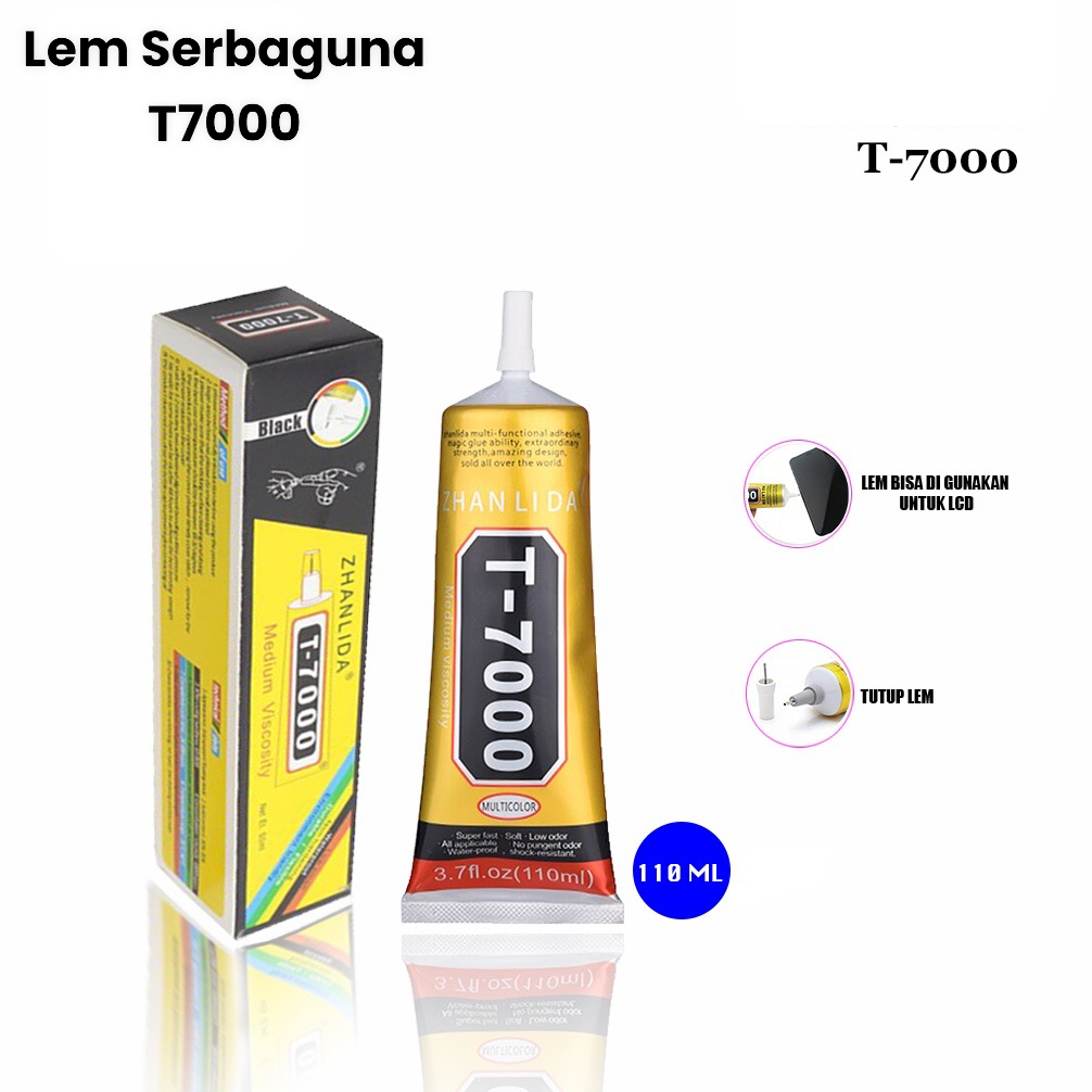 Lem Hitam Serbaguna Lcd Touchscreen Handphone Gadget B7000 T7000 15ML 50ML  110ML High Quality