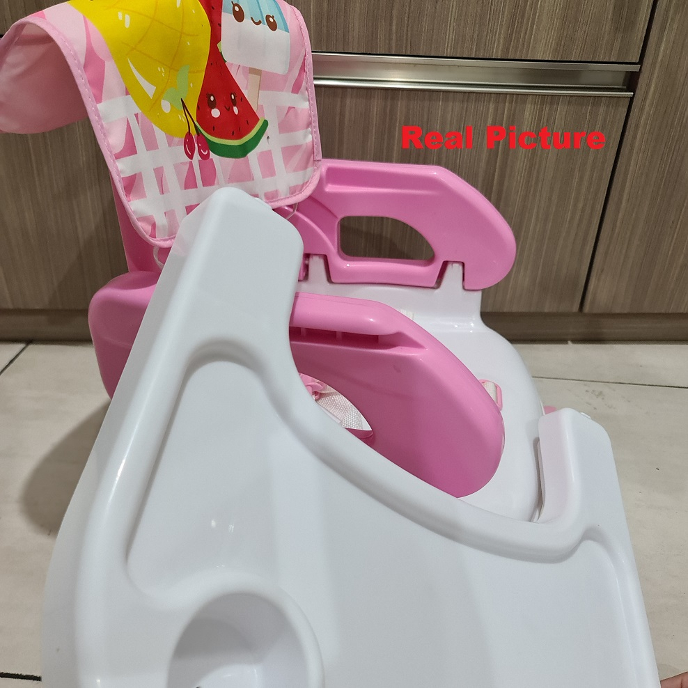 SugarBaby Kursi Makan Bayi Tempat Duduk Second Baby Booster Seat Pink