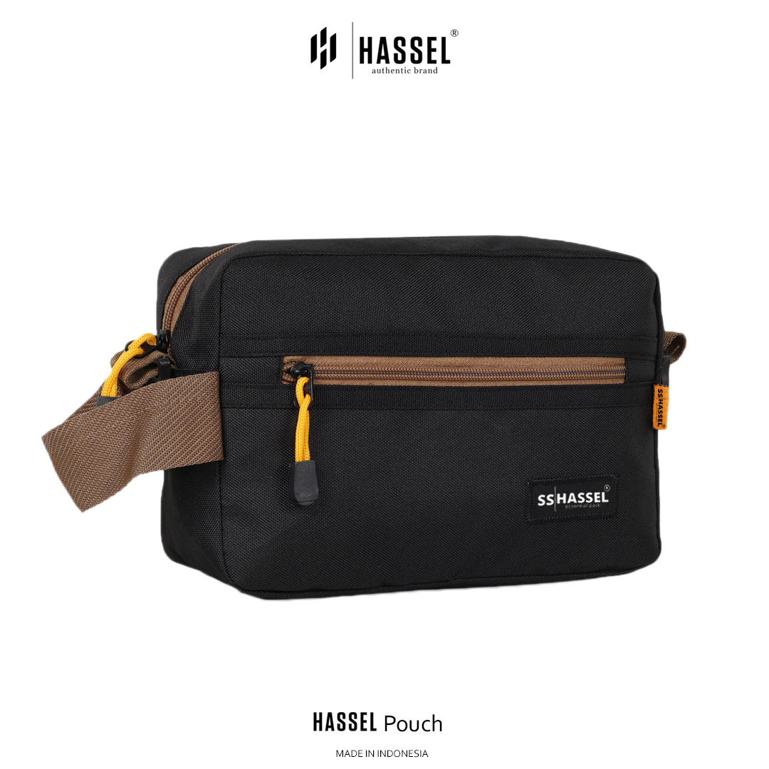 Tas Selempang HASSEL POUCH / Tas Waistbag Pria / Tas Selempang Pria Wanita / Tas Handbag / Selempang Pouch