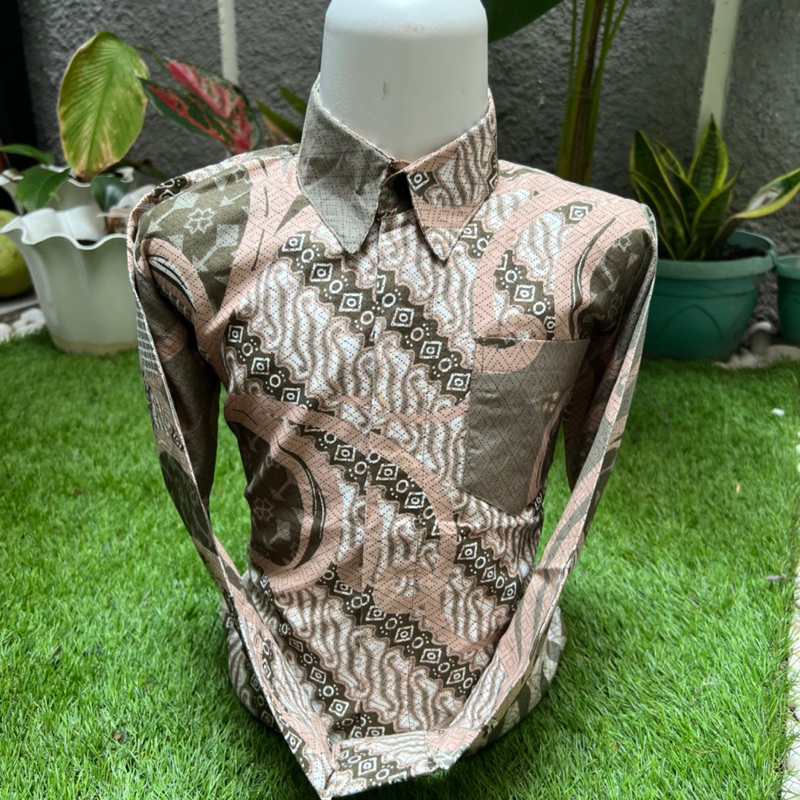 Kemeja Batik Pria dan Anak Katun Premium