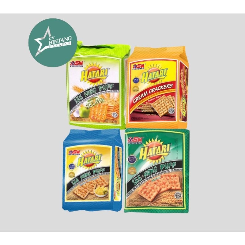 

BISKUIT HATARI SEE HONG PUFF /MALKIS ORI/MARGARIN/ KELAPA/ CREAM CRACKERS