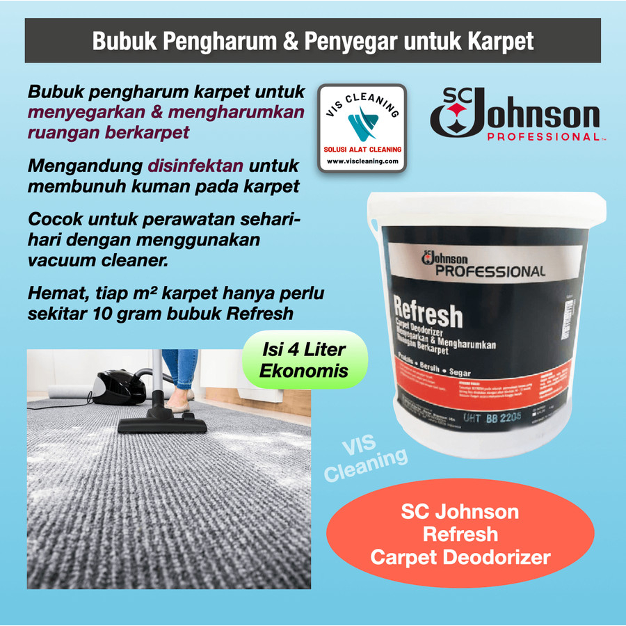 Paket Vakum &amp; Pengharum Karpet ( Carpet Vacuum + Deodorizer )