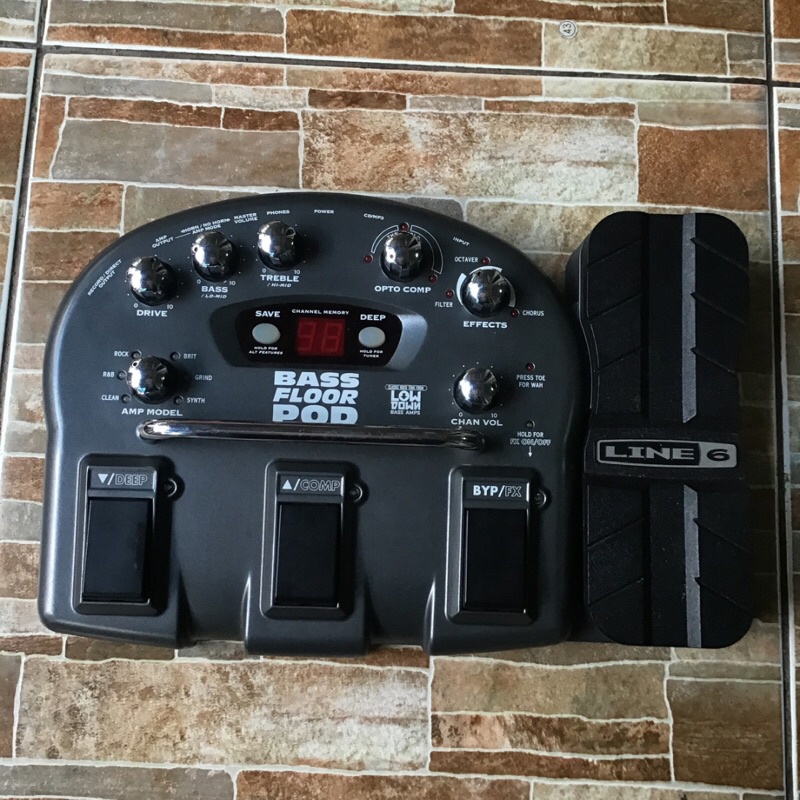 Efek Bass Line 6 Pod Floor | Preamp Bass Line 6 Pod Floor | Line 6 Pod Floor Bass | Line 6 Bass | Po