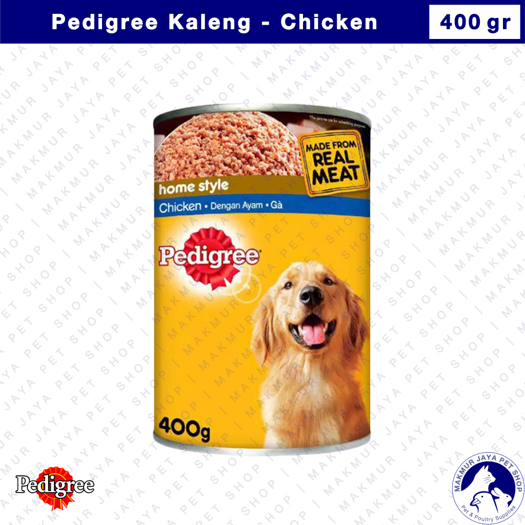 Pedigree Kaleng 400gr / Wet Dog Food / Makanan Anjing Basah 400 gram