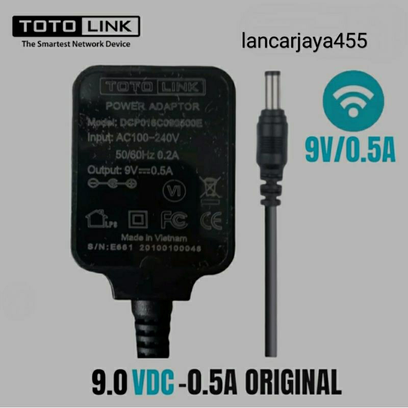 adaptor router 5V , 9V , 12V bekas normal
