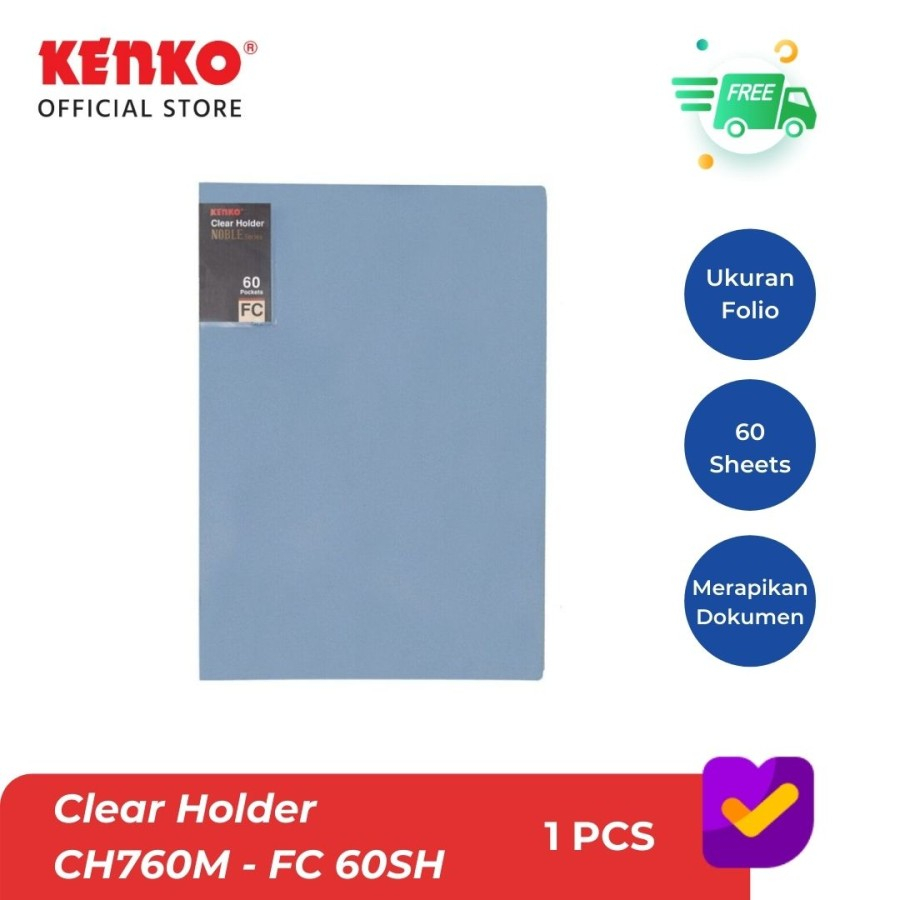

Clear Holder Metalic Color FOLIO Kenko 60 Sheets