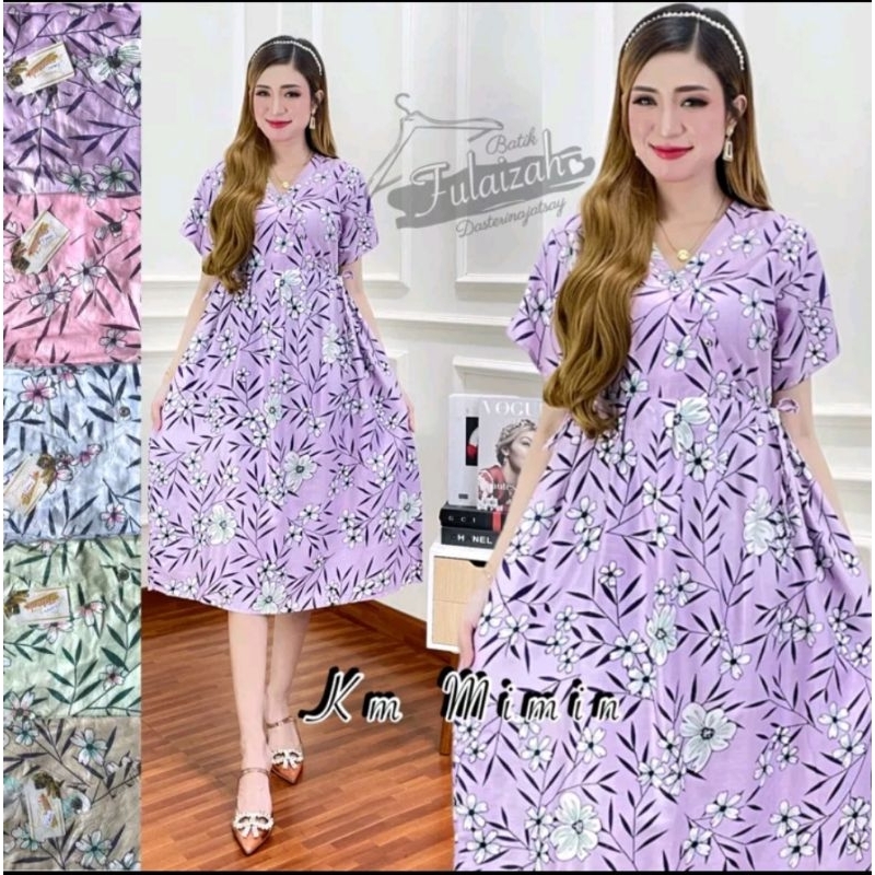 (COD) A24 DASTER KIMONO BUSUI  MOTIF KOTAK - DASTER STALY LESTI KANCING DEPAN- DASTER RAYON - BAJU H