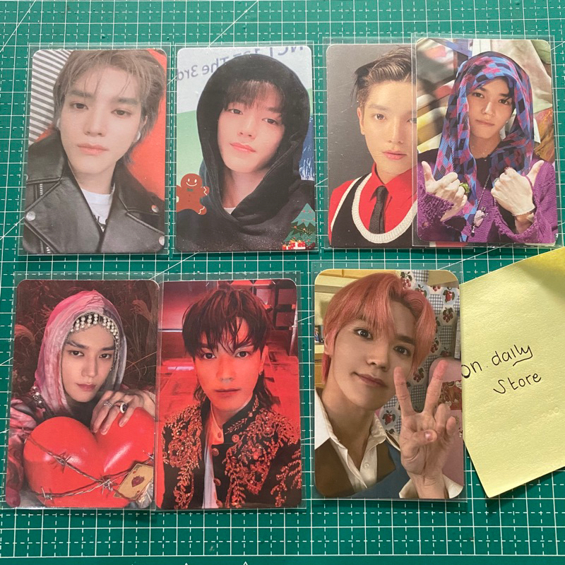 [READY STOCK] Photocard Taeyong NCT 127, taeyong favorite nct 127, kihno pb taeyong, taeyong kihno f