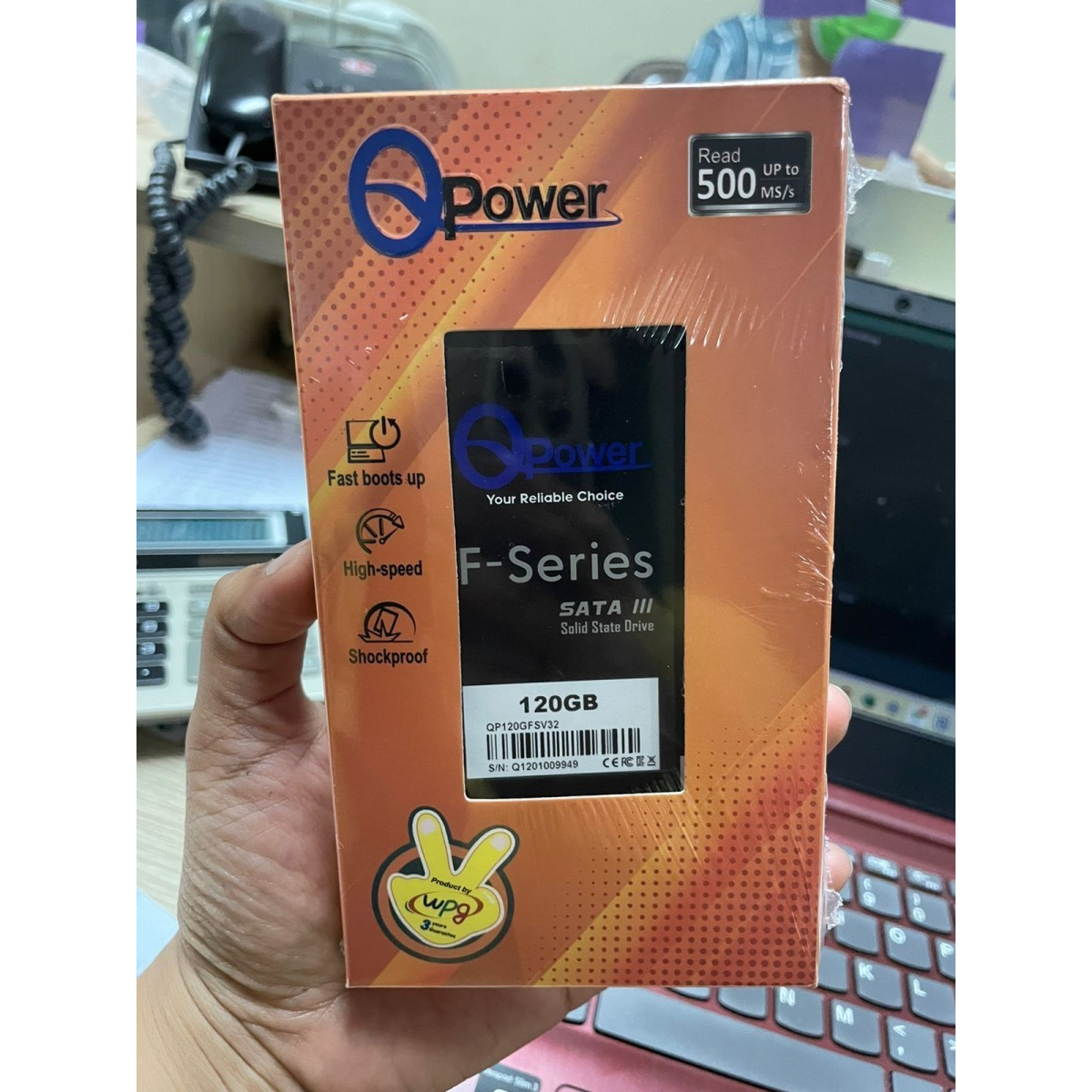 Qpower F series SSD 128G 2.5" SATA III - 128GB