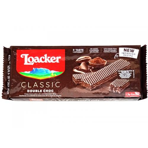 

[175 Gram] Wafer Loacker Double Choco 175 gr