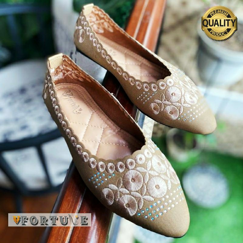 Rz Fortune Sepatu Flat Pansy Rzbl97