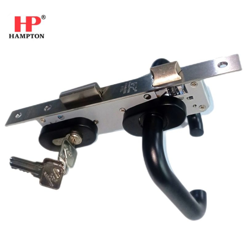 Gagang Kunci Pintu Swing LHTR 84030 + Body Lockcase Hampton MTS HPT EC 3085 IL