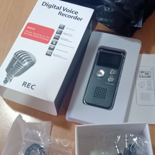 PEREKAM SUARA MINI TERSEMBUNYI VOICE RECORDER ALAT SADAP PENYADAP SUARA DIGITAL AUDIO PLAYER MP3 8GB JS23