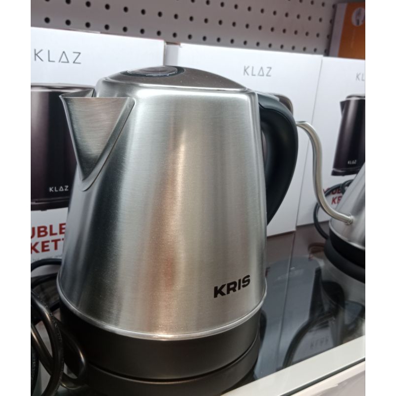 Teko Listrik 800W 1.2L/Kettle Air/Pemanas Air KRIS Stainless Steel