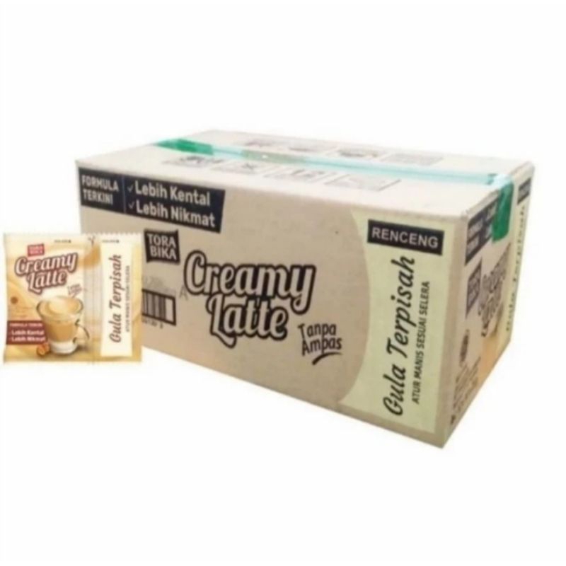 

CREAMY LATTE Torabika Kopi Instan - 1 Dus / 120 Pcs