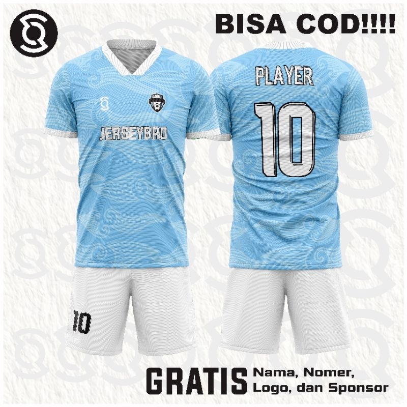 Jersey Baju Futsal dan Sepakbola Custom Satuan Full Printing