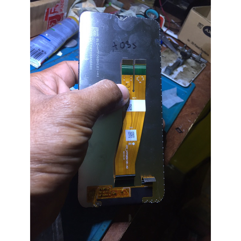 LCD SAMSUNG A03s Original Copotan