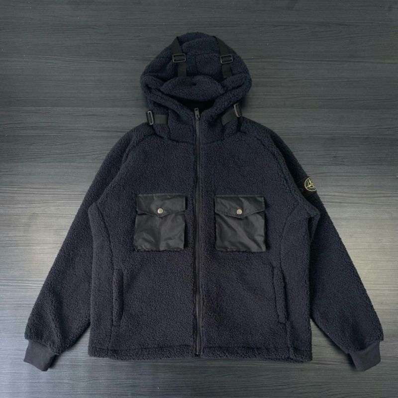 SHERPA ZIPPER BULU STONEISLAND + PACT FULLTAG &amp; LEBEL