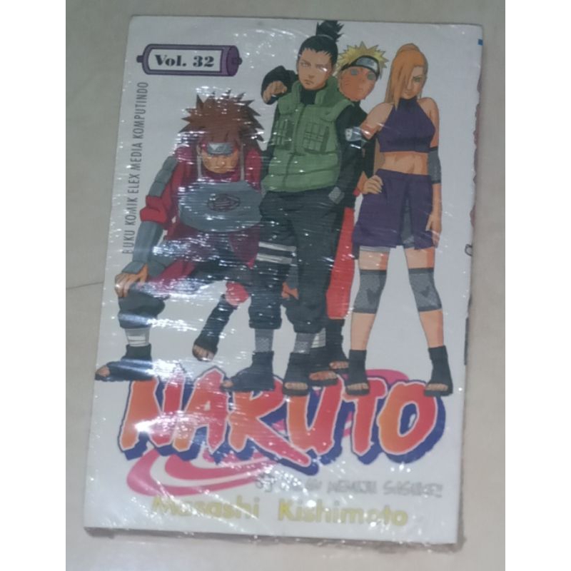 komik Naruto vol 32 original segel