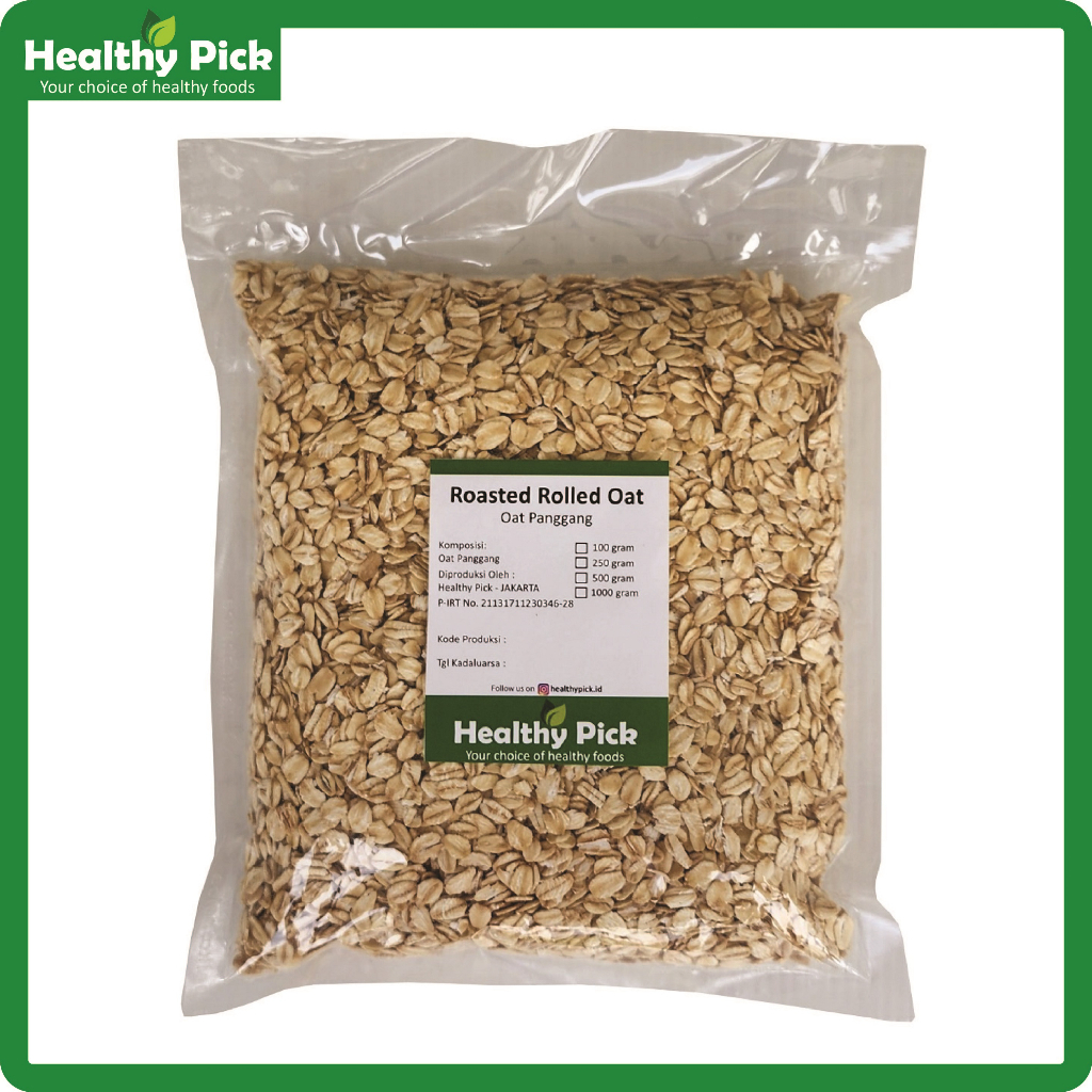 

Roasted Regular Rolled Oat 500gr (old fashioned oats)