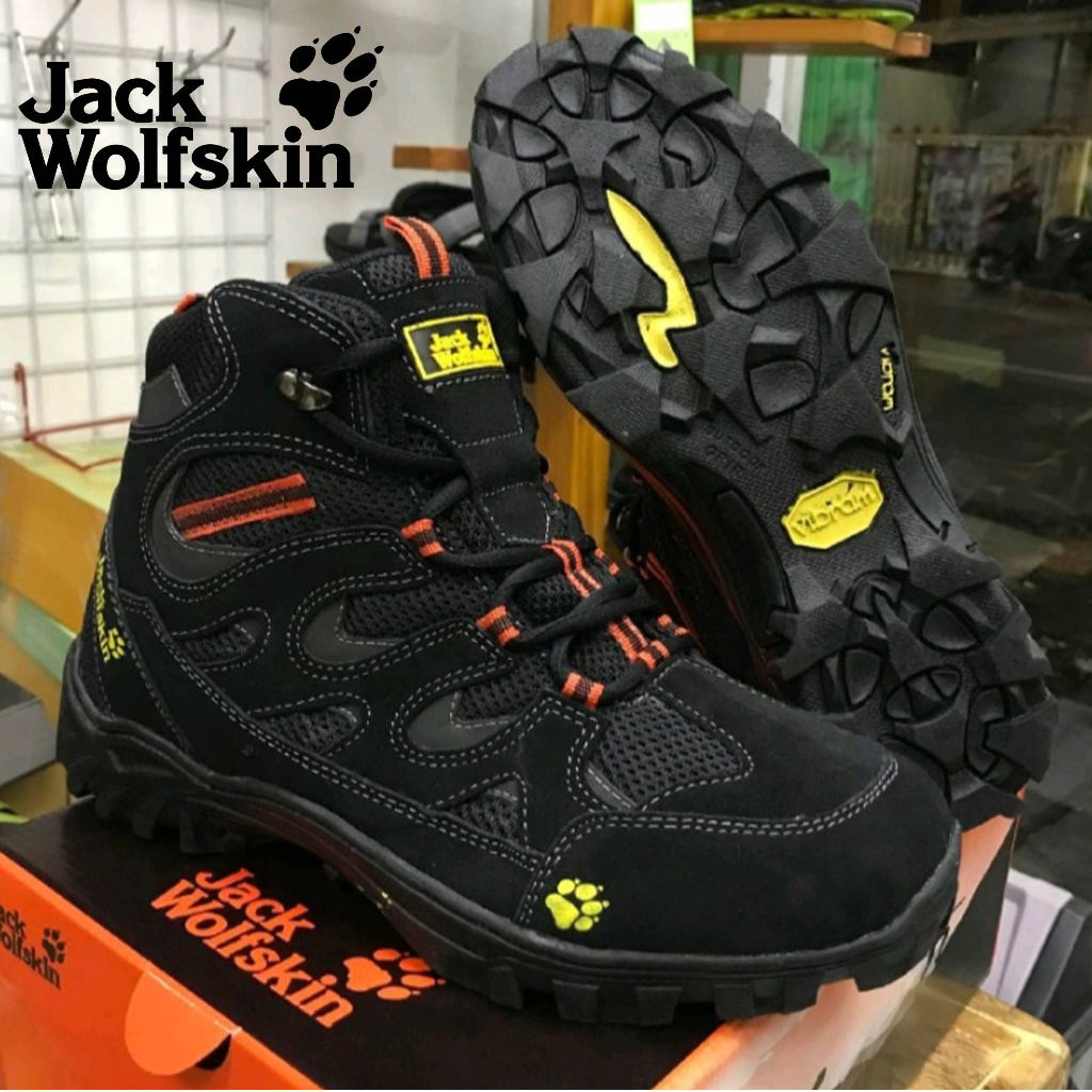 [Special Promo] Sepatu Gunung Jack Wolfskin Boot Pria Sepatu Gunung Pria wanita Sepatu Hiking Pria J