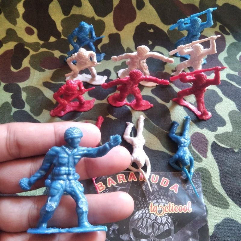 Tentara Jadul WW2 Figure Mini Combat Jadul Perang Dunia 2 Mainan Jadul