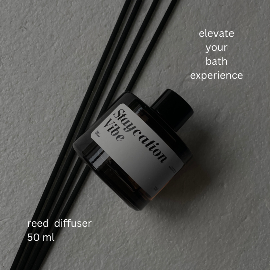 Staycation Vibes Reed Diffuser Teman Mandi | Pengharum Ruangan Kamar Mandi