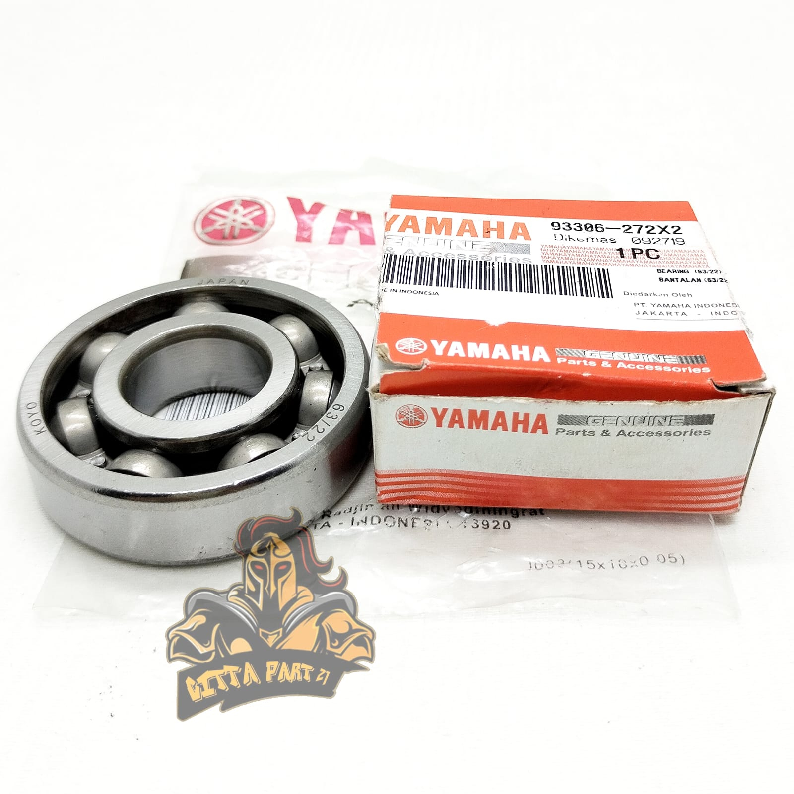 KELAHAR BEARING KRUK AS ASLI ORIGINAL YAMAHA 6322 KUALITAS ASLI ORIGINAL YAMAHA YGP PRESISI DAN DIJAMIN AWET MIO LAMA MIO KARBU MIIO SPORTY MIO SMIILE MIIO M3 MIO Z XRIDE 125 X RIDE FINO 125 SOUL GT 125 XEON RC LAHER 63/22