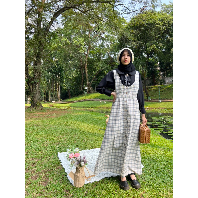 Reeva Dress Gamis Remaja Korea by Studhijabstore