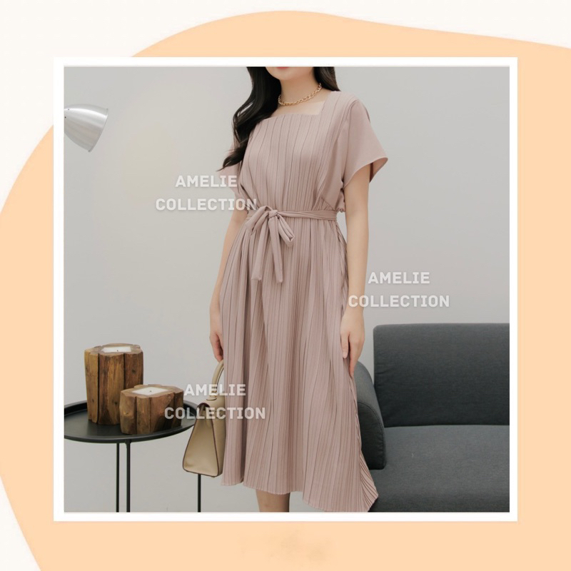 ARIEL DRESS - midi dress bumil friendly bigsize