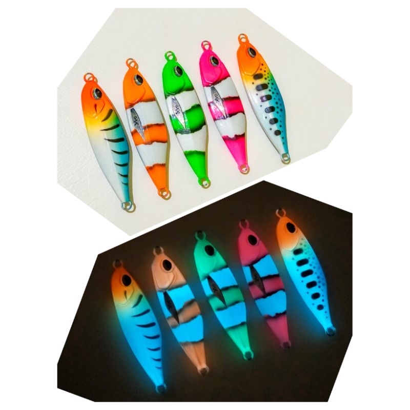 Micro jig 40gr / Metal jig 40gram TETRA cpy FULL GID PREMIUM GEN 2