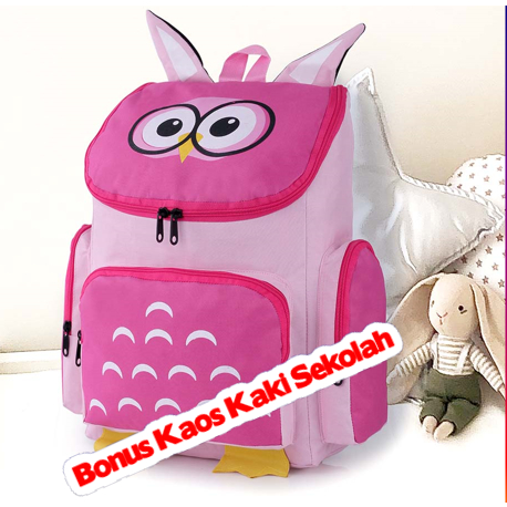 Tas Backpack Karakter Anak Sekolah SD Kelas 1 2 3 4 5 6 Cowok Cewek Ransel Punggung