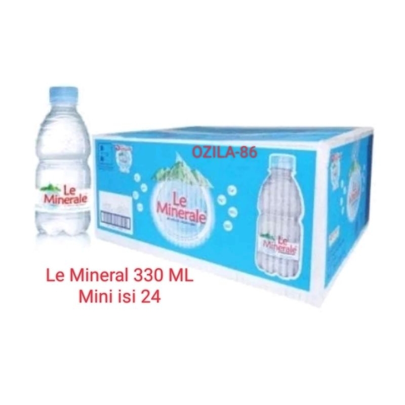 

Air Minum Le Mineral 330 ML 1 Dus isi 24 Botol