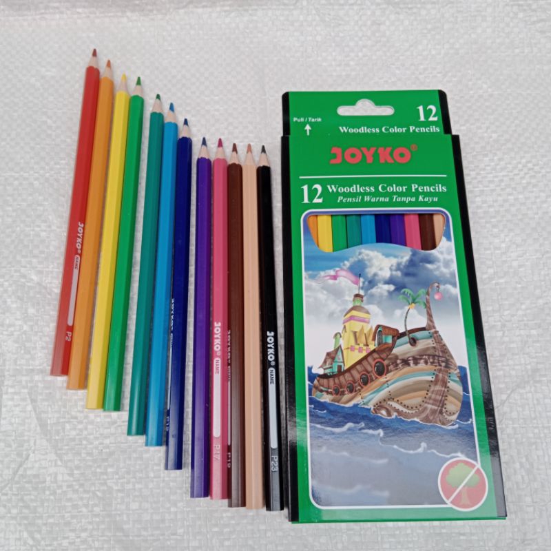 

pensil warna joyko / pensil warna kayu / pensil 12 warna