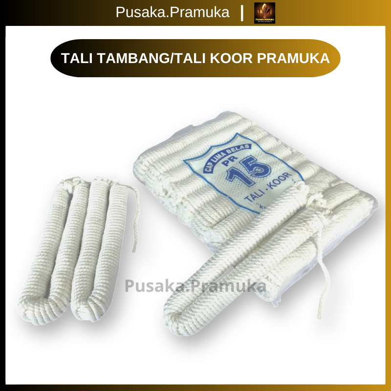 Tali Koor Pramuka / Tali Tambang Pramuka Untuk SD SMP SMA/Sederajat