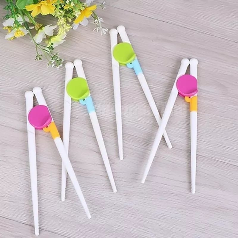 Sumpit Belajar Makan Anak/Sumpit Chopstick Melatih Motorik Anak/Children Training Chopstick