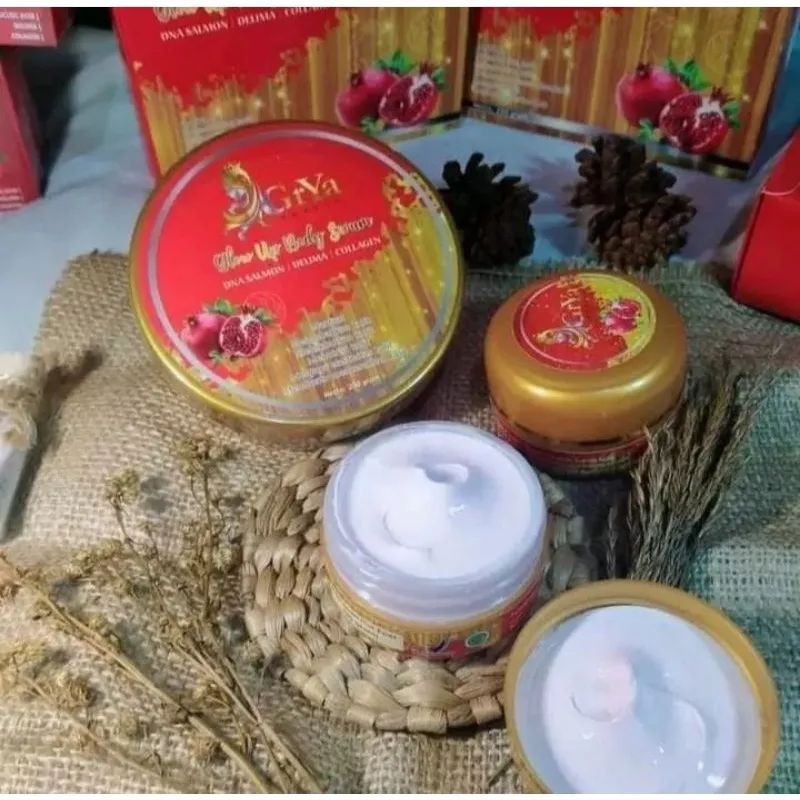 Grya Beauty bodyserum kemasan share in jar 30gr isian Full