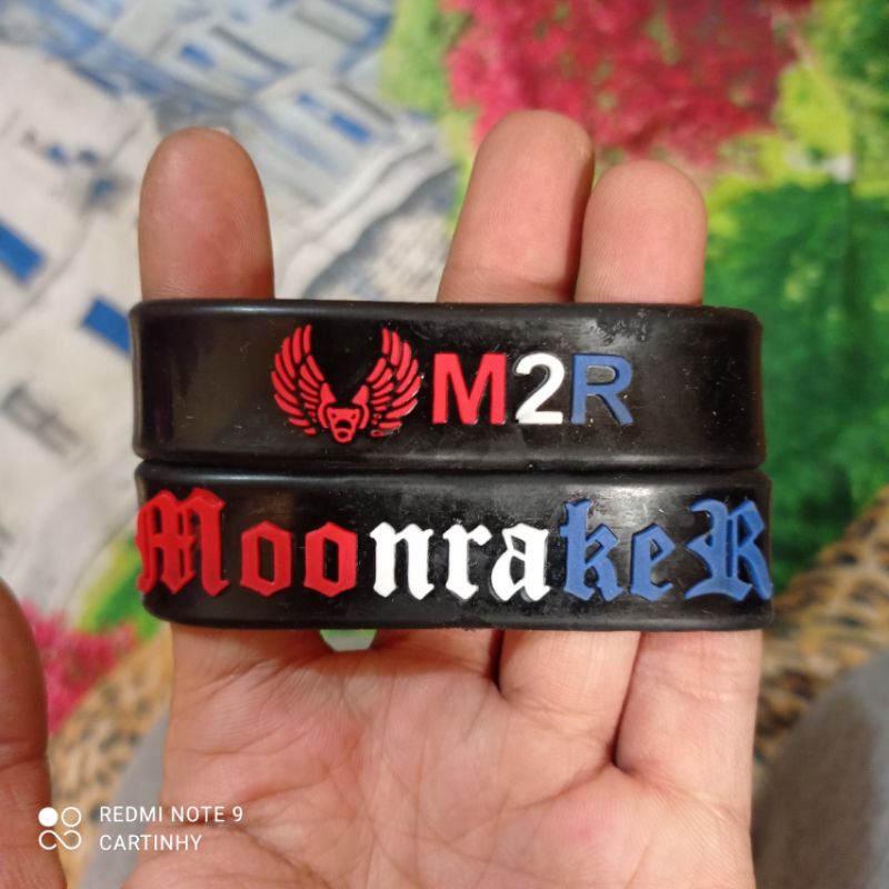 gelang tangan karet rubber Moonraker#cartinhy